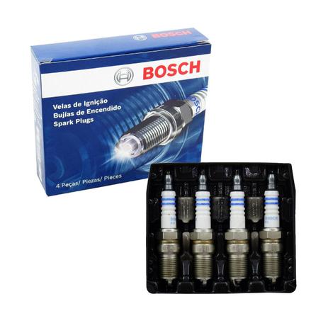 Jogo Velas de Ignição Bosch Vw Kombi 1.4 8V Flex Gnv 2010 Menor preço em Jogo Velas de Ignição Bosch Vw Kombi 1.4 8V Flex Gnv 2010