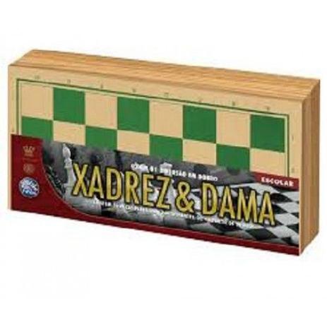 Jogo Xadrez E Dama R 2908 Pais E Filhos Jogo De Domino Dama E Xadrez Magazine Luiza