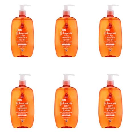 Johnsons Baby Cabeça Aos Pés Sabonete Líquido 400ml (Kit C/06) Menor preço em Johnsons Baby Cabeça Aos Pés Sabonete Líquido 400ml (Kit C/06)