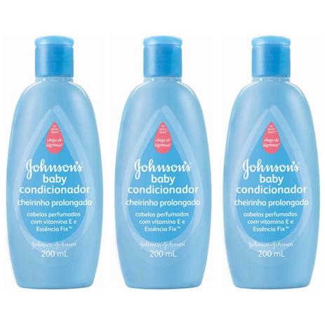 Johnsons Baby Cheirinho Prolongado Condicionador 200ml (Kit C/03) Menor preço em Johnsons Baby Cheirinho Prolongado Condicionador 200ml (Kit C/03)