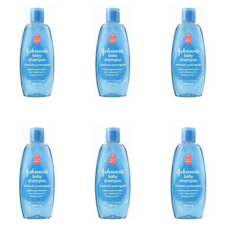Johnsons Baby Cheirinho Prolongado Shampoo 200ml (Kit C/06) Menor preço em Johnsons Baby Cheirinho Prolongado Shampoo 200ml (Kit C/06)