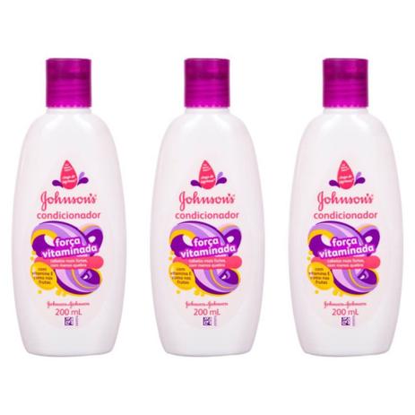 Johnsons Baby Força Vitaminada Condicionador 200ml (Kit C/03) Menor preço em Johnsons Baby Força Vitaminada Condicionador 200ml (Kit C/03)