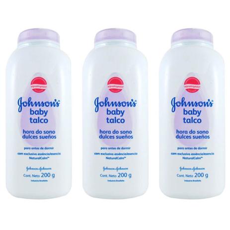 Johnsons Baby Hora Do Sono Talco 200g (Kit C/03) Menor preço em Johnsons Baby Hora Do Sono Talco 200g (Kit C/03)