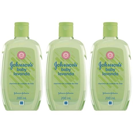 Menor preço em Johnsons Baby Lavanda Colônia 200ml (Kit C/03)