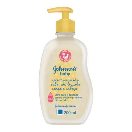 Johnsons Baby Recém Nascido Sabonete Líquido 200ml Menor preço em Johnsons Baby Recém Nascido Sabonete Líquido 200ml