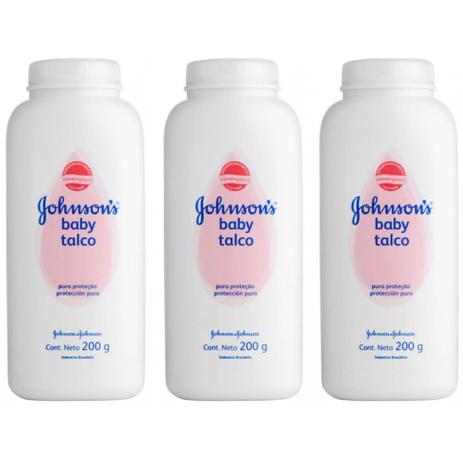 Johnsons Baby Tradicional Talco 200g (Kit C/03) Menor preço em Johnsons Baby Tradicional Talco 200g (Kit C/03)