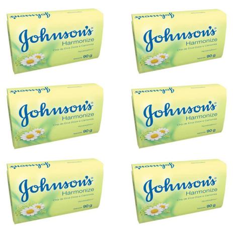 Johnsons Harmonize Sabonete Barra 90g (Kit C/06) Menor preço em Johnsons Harmonize Sabonete Barra 90g (Kit C/06)