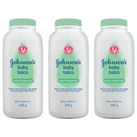 Johnsons Toque Fresquinho Talco Infantil 200g (Kit C/03) Menor preço em Johnsons Toque Fresquinho Talco Infantil 200g (Kit C/03)
