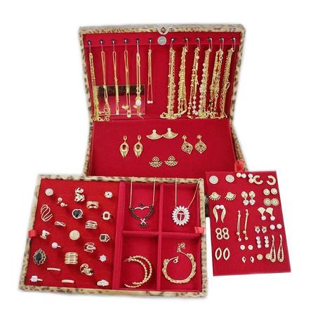 Joias Folheadas Kit Contendo 240 Peças Atacado Para Revenda - Lunozê Menor preço em Joias Folheadas Kit Contendo 240 Peças Atacado Para Revenda - Lunozê