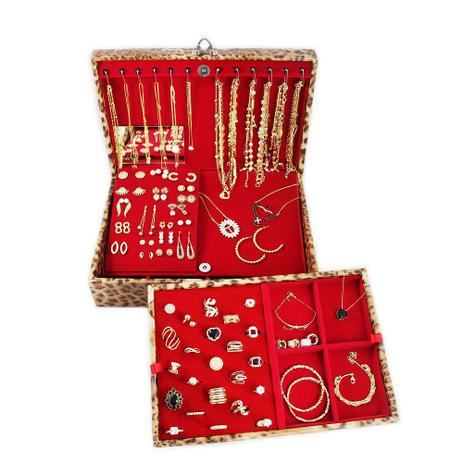 Joias Folheadas Kit Maleta+80 Peças Atacado Para Revenda - Lunozê Menor preço em Joias Folheadas Kit Maleta+80 Peças Atacado Para Revenda - Lunozê