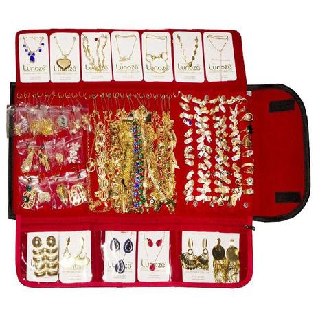 Joias Folheadas Kit Mostruário+140 Peças Atacado P/ Revenda - Lunozê Menor preço em Joias Folheadas Kit Mostruário+140 Peças Atacado P/ Revenda - Lunozê