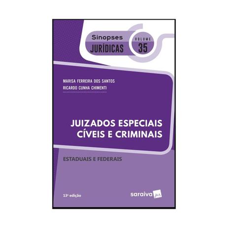 Juizados especiais civeis e criminais - vol 35 - sinopses juridicas - saraiva Menor preço em Juizados especiais civeis e criminais - vol 35 - sinopses juridicas - saraiva
