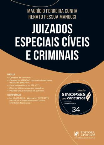 Juizados Especiais Cíveis e Criminais - Volume 34 - Juspodivm Menor preço em Juizados Especiais Cíveis e Criminais - Volume 34 - Juspodivm