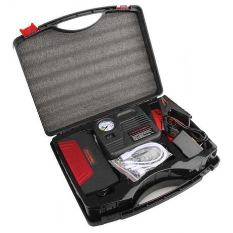 Jump Starter Carregador Bateria Auxilar Carro Moto + Compressor AR Celular Barco Jetski Powerbank - Wlxy Menor preço em Jump Starter Carregador Bateria Auxilar Carro Moto + Compressor AR Celular Barco Jetski Powerbank - Wlxy