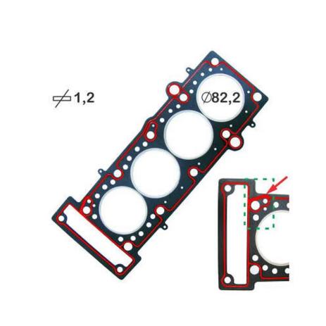 Junta do Cabeçote Fiat ETORQ 1.8 16V FLEX - Elring Menor preço em Junta do Cabeçote Fiat ETORQ 1.8 16V FLEX - Elring