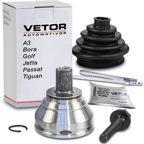 Junta Homocinética Audi A3 Volkswagen Bora Golf Jetta Passat Tiguan Ponteira Vetor VT5176 Menor preço em Junta Homocinética Audi A3 Volkswagen Bora Golf Jetta Passat Tiguan Ponteira Vetor VT5176