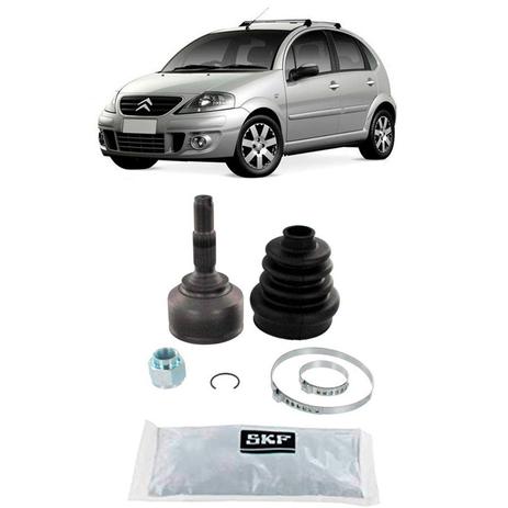 Junta Homocinética com Kit Reparo Citroen C3 1.4 8v 2003 2004 2005 2006 2007 2008 2009 2010 2011 2012 2013 - Skf Menor preço em Junta Homocinética com Kit Reparo Citroen C3 1.4 8v 2003 2004 2005 2006 2007 2008 2009 2010 2011 2012 2013 - Skf