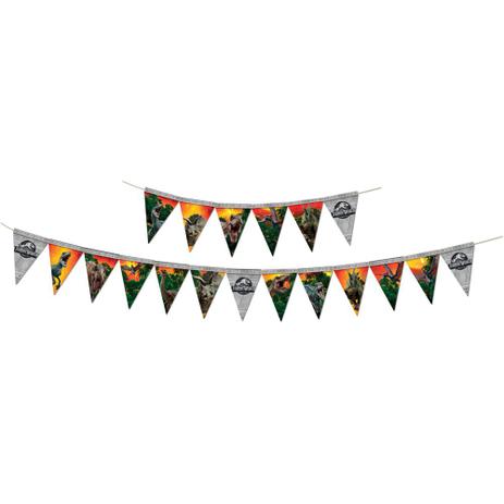 Jurassic World New Faixa Decorativa Feliz Aniversário - Festcolor Menor preço em Jurassic World New Faixa Decorativa Feliz Aniversário - Festcolor