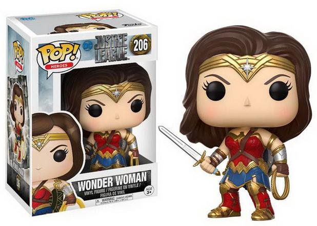 Justice League Wonder Woman Mulher Funko Pop Heroes Menor preço em Justice League Wonder Woman Mulher Funko Pop Heroes