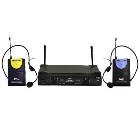 JWL - Microfone Headset Duplo UHF U585 HH Menor preço em JWL - Microfone Headset Duplo UHF U585 HH