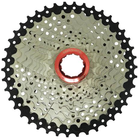 K-7 Cassete Sunshine 11V 11/42 Cinza/Preto Menor preço em K-7 Cassete Sunshine 11V 11/42 Cinza/Preto