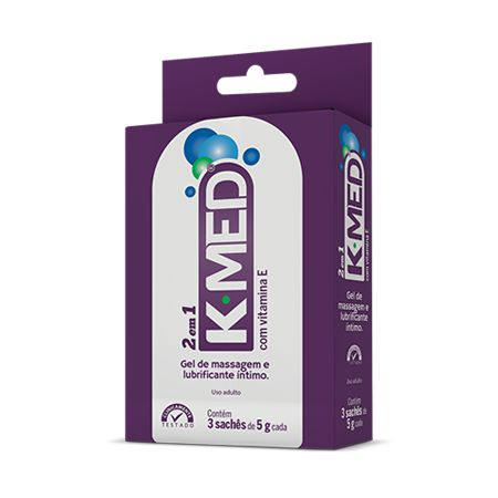 K-Med Gel Lubrificante 2 em 1 com 3 Sachês 5grs cada - Cimed Menor preço em K-Med Gel Lubrificante 2 em 1 com 3 Sachês 5grs cada - Cimed