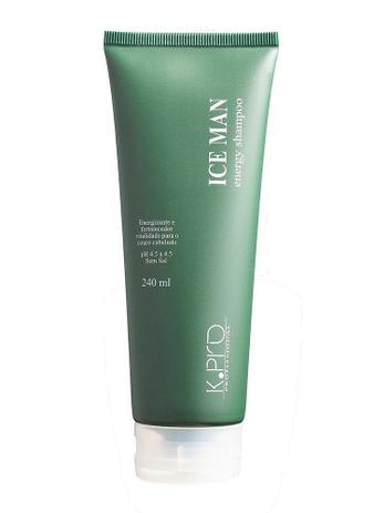 K.Pro Profissional Ice Man Energy Shampoo 240ml Menor preço em K.Pro Profissional Ice Man Energy Shampoo 240ml