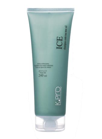 K.Pro Profissional Ice Shampoo com Tea Tree Oil 240ml Menor preço em K.Pro Profissional Ice Shampoo com Tea Tree Oil 240ml
