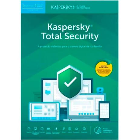 Kaspersky Antivírus Total Security Multidispositivos - Licença de 1 ano - P/ 1 PC - Versão Download Menor preço em Kaspersky Antivírus Total Security Multidispositivos - Licença de 1 ano - P/ 1 PC - Versão Download