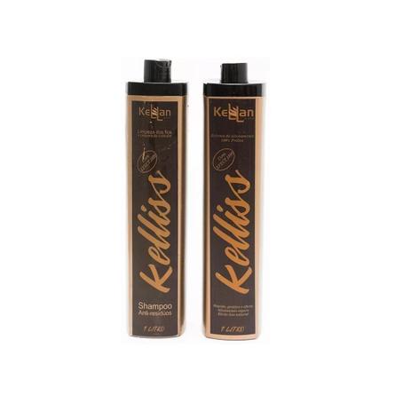 Kellan Keliss Escova Progressiva S- Formol Shampoo + Redutor 2x1L - Kellan cosmeticos Menor preço em Kellan Keliss Escova Progressiva S- Formol Shampoo + Redutor 2x1L - Kellan cosmeticos