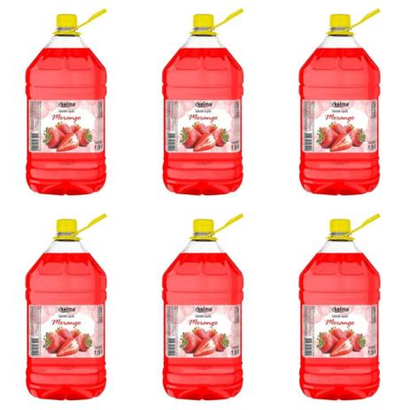 Kelma Morango Sabonete Líquido 1900ml (Kit C/06) Menor preço em Kelma Morango Sabonete Líquido 1900ml (Kit C/06)