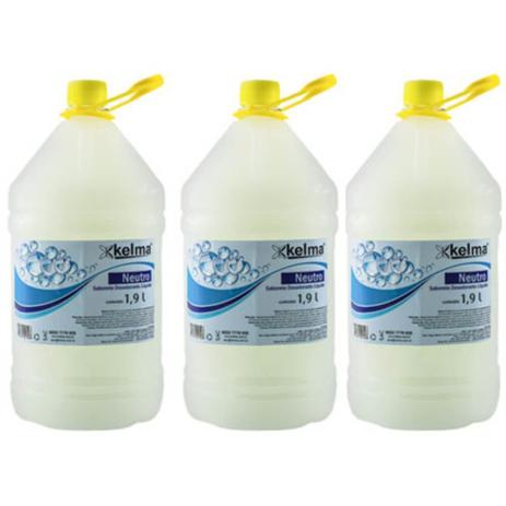 Kelma Neutro Sabonete Líquido 1900ml (Kit C/03) Menor preço em Kelma Neutro Sabonete Líquido 1900ml (Kit C/03)