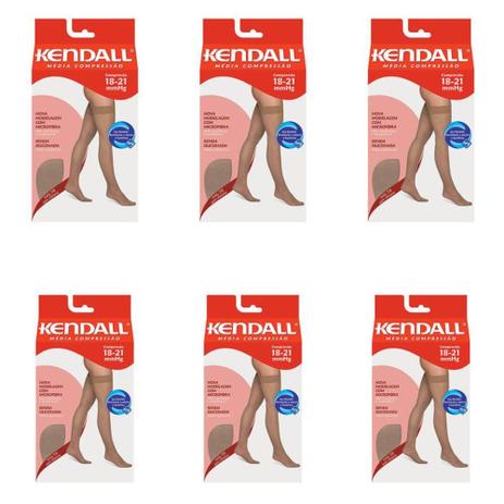 Kendall 1933 Meia Longa Média Compressão Silicone Renda G (Kit C/06) é boa?