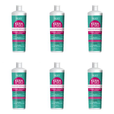 Keraform Cachos Definidos Condicionador 500ml (Kit C/06) Menor preço em Keraform Cachos Definidos Condicionador 500ml (Kit C/06)