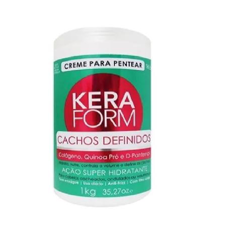 Keraform Cachos Definidos Creme Para Pentear 1 Kg Skafe Menor preço em Keraform Cachos Definidos Creme Para Pentear 1 Kg Skafe