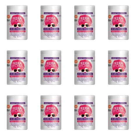 Keraform Eu Amo Cachos Creme P/ Pentear 1kg (Kit C/12) Menor preço em Keraform Eu Amo Cachos Creme P/ Pentear 1kg (Kit C/12)