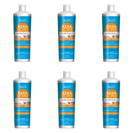 Keraform Nutri Óleos Condicionador 500ml (Kit C/06) Menor preço em Keraform Nutri Óleos Condicionador 500ml (Kit C/06)