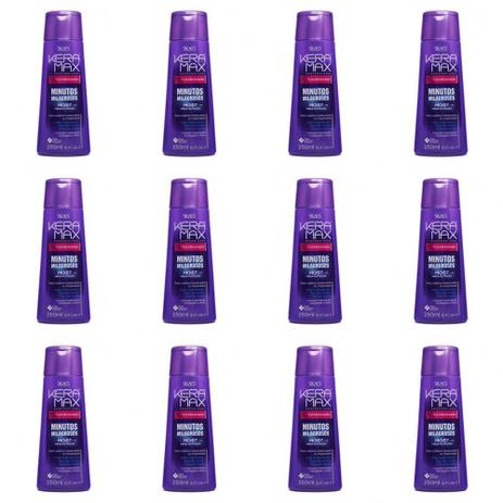 Keramax Minutos Milagrosos Condicionador 250ml (Kit C/12) Menor preço em Keramax Minutos Milagrosos Condicionador 250ml (Kit C/12)