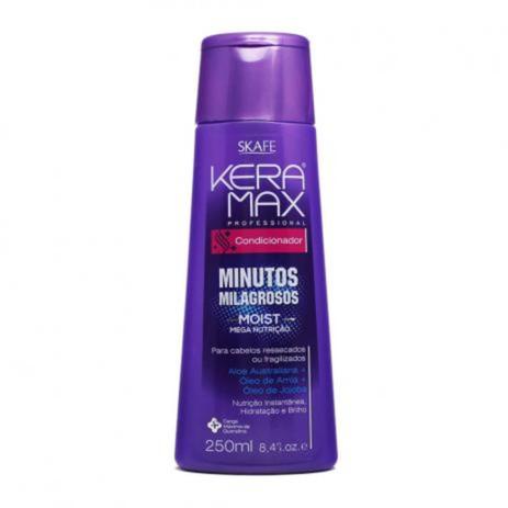 Keramax Minutos Milagrosos Condicionador 250ml Menor preço em Keramax Minutos Milagrosos Condicionador 250ml