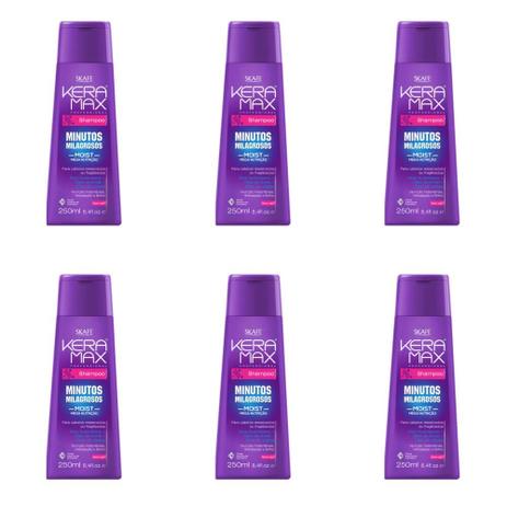 Keramax Minutos Milagrosos Shampoo 250ml (Kit C/06) Menor preço em Keramax Minutos Milagrosos Shampoo 250ml (Kit C/06)