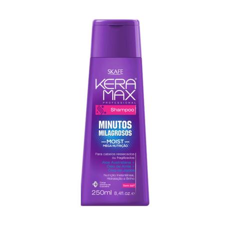 Keramax Minutos Milagrosos Shampoo 250ml Menor preço em Keramax Minutos Milagrosos Shampoo 250ml