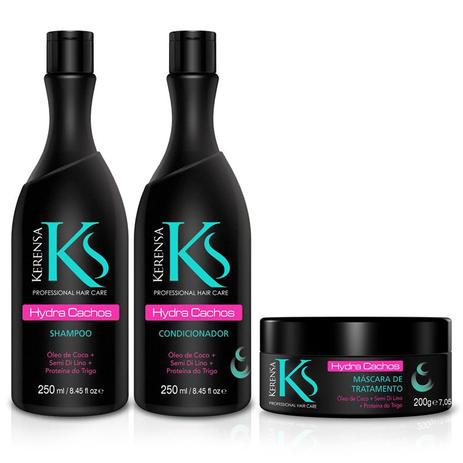 Kerensa Professional Hydra Cachos Home Care Kit - 3 Produtos é boa?