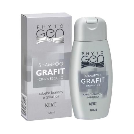 Kert phytogen shampoo cinza grafit 120ml Menor preço em Kert phytogen shampoo cinza grafit 120ml