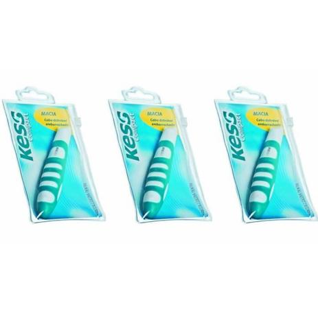 Kess Compact Escova Dental Adulto Macia (Kit C/03) Menor preço em Kess Compact Escova Dental Adulto Macia (Kit C/03)