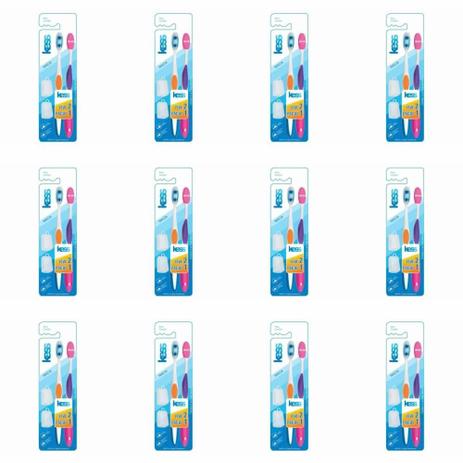 Kess Escova Dental Adulto Macia C/2 (Kit C/12) Menor preço em Kess Escova Dental Adulto Macia C/2 (Kit C/12)