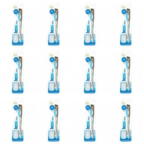 Kess Flex Escova Dental Média (Kit C/12) é boa?