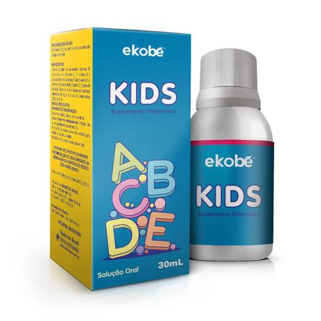 Kids ABCDE Ekobé Suplemento Vitamínico Infantil 30 ML - Ekobe Menor preço em Kids ABCDE Ekobé Suplemento Vitamínico Infantil 30 ML - Ekobe