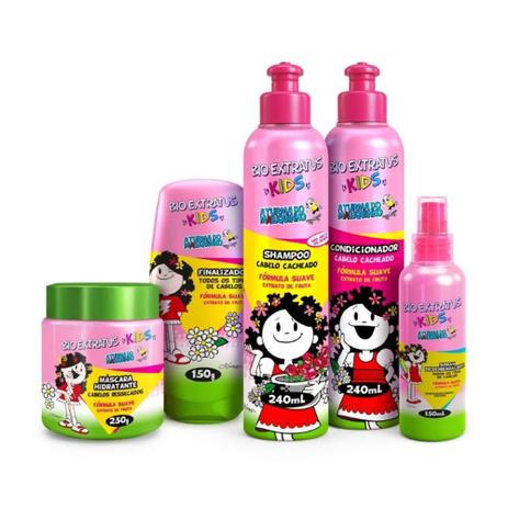 Kids Cabelos Cacheados Infantil 5 Produtos Bioextratus - Bio Extratus Menor preço em Kids Cabelos Cacheados Infantil 5 Produtos Bioextratus - Bio Extratus