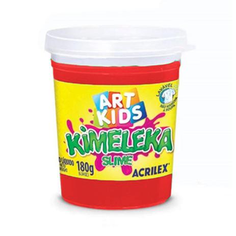 Kimeleka Acrilex Vermelho Slime 180g Menor preço em Kimeleka Acrilex Vermelho Slime 180g