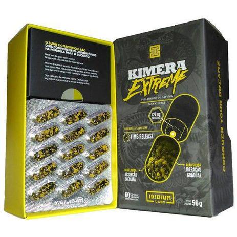 Kimera Extreme (420mg Cafeína 60 Cáps) Iridium Labs Original Menor preço em Kimera Extreme (420mg Cafeína 60 Cáps) Iridium Labs Original